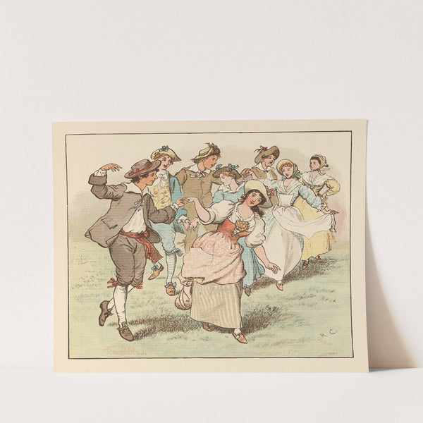 Come Lasses and Lads Pl.6 by Randolph Caldecott