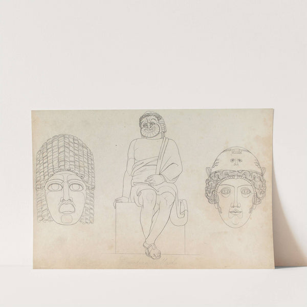 Comedian & masks by Thomas Baxter