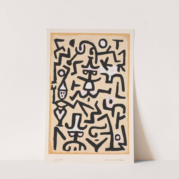 Comedians' Handbill by Paul Klee