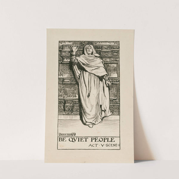 Comedy of errors; Be quiet people Act V Scene I (1900) by Byam Shaw