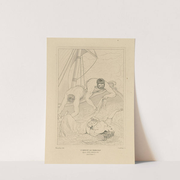 Comedy of errors, Egeon, Wife, Children &c., act I, scene 1 (19th century) by William Francis Starling