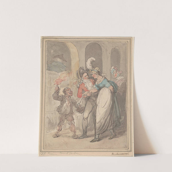 Coming out of the theatre by Thomas Rowlandson