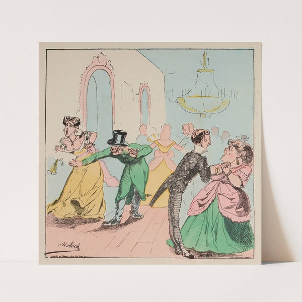 Comment, Mr de Castelerevé, c’est vous qui nous amenez ce malotru by Moloch (Alphonse Hector Colomb)