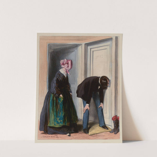 Comment vont nos petits époux ce matin. (1839-1841) by Paul Gavarni