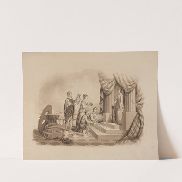 Commerce, agriculture and the fine arts acknowledging their obligations to mechanics. by David Claypoole Johnston