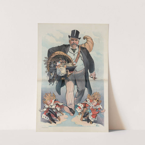 Commercial might versus divine right (1902) by Udo Keppler