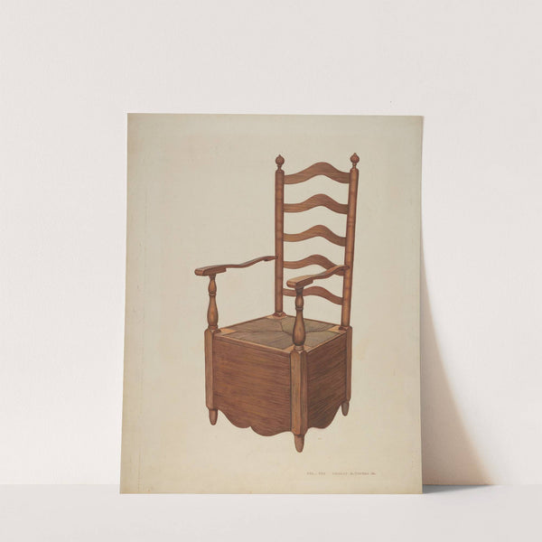 Commode Chair by Ernest A. Towers, Jr.