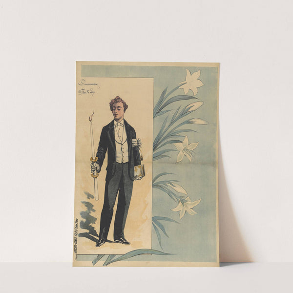 Communiant – Fleur de lys (1892) by Imp. Camis