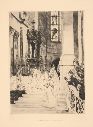 Communion at Trinity Church (1879)