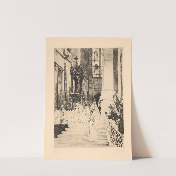 Communion at Trinity Church (1879) by Henri Gervex