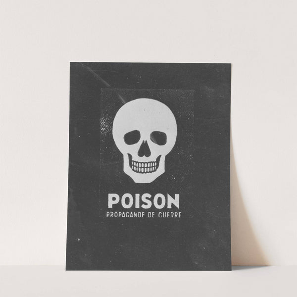 Communist Poster (skull and crossbones) by Anonymous