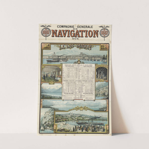 Compagnie générale de navigation sur le lac Léman (1887) by Vincent Blatter