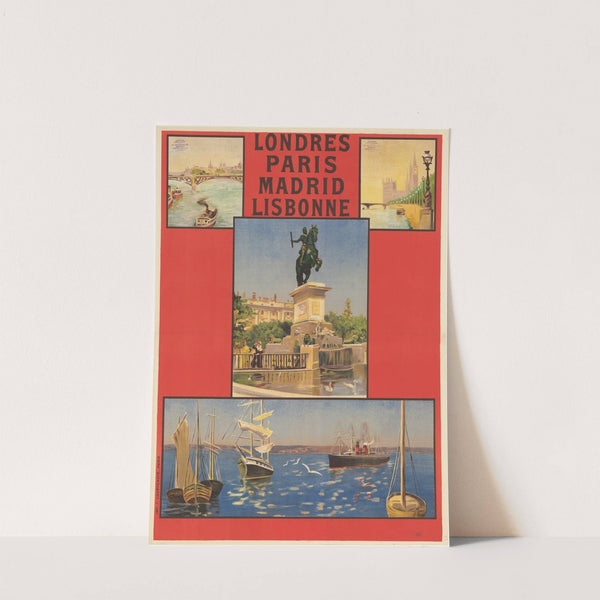 Compagnie internationale des wagons-lits. Londres, Paris, Madrid, Lisbonne (1890) by Imp. F. Champenois