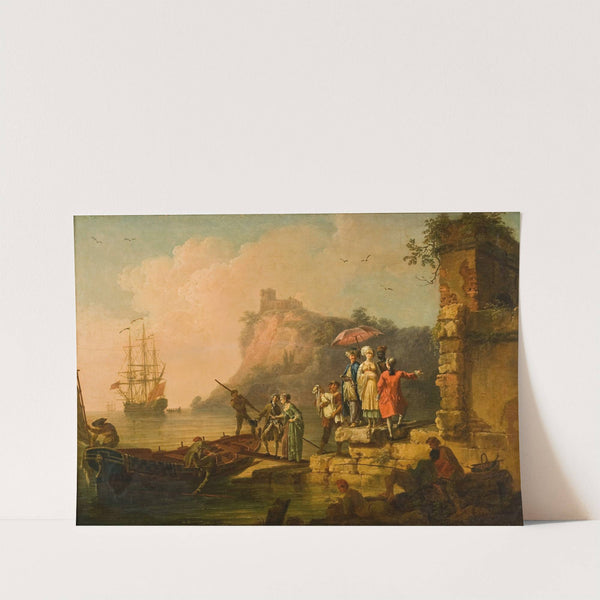 Company Embarking on a Launch by Pierre-Jacques Volaire