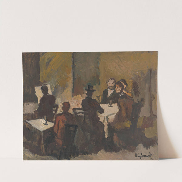 Company in a Coffee Shop (1941-1942) by Cyprián Majerník