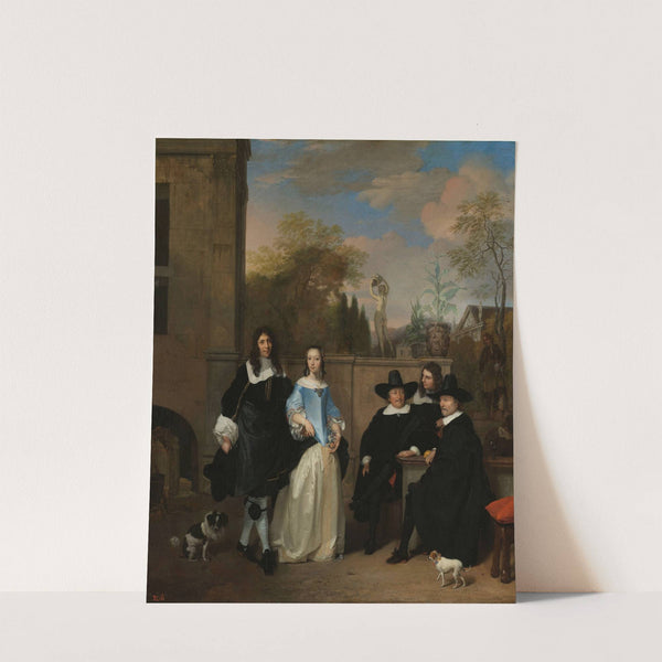 Company in a Garden by Barend Graat