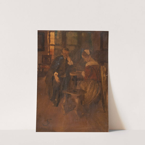 Company of a married couple by Wilhelm Schreuer