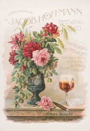 Compliments of the Jacob Hoffmann Brewing Co., Oriental brewery (1900)