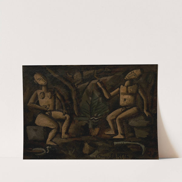 Composición con figuras by Joaquín Torres-García