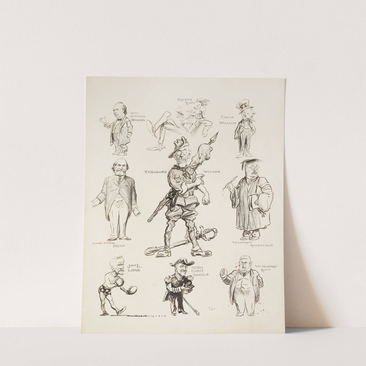 Composite celebrities (1917) by William Henry Walker