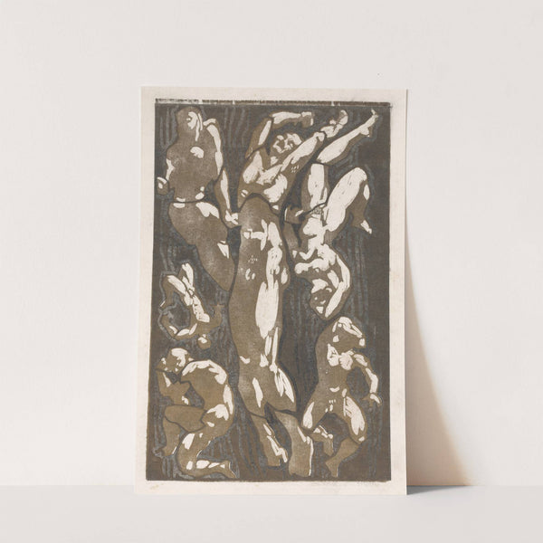 Compositie met zes menselijke figuren by Reijer Stolk