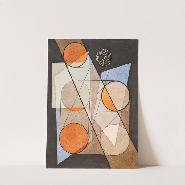 Composition aux cercles symétriques by László Moholy-Nagy