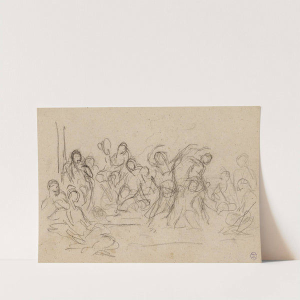 Composition avec de nombreux personnages by Narcisse-Virgile Diaz de La Peña