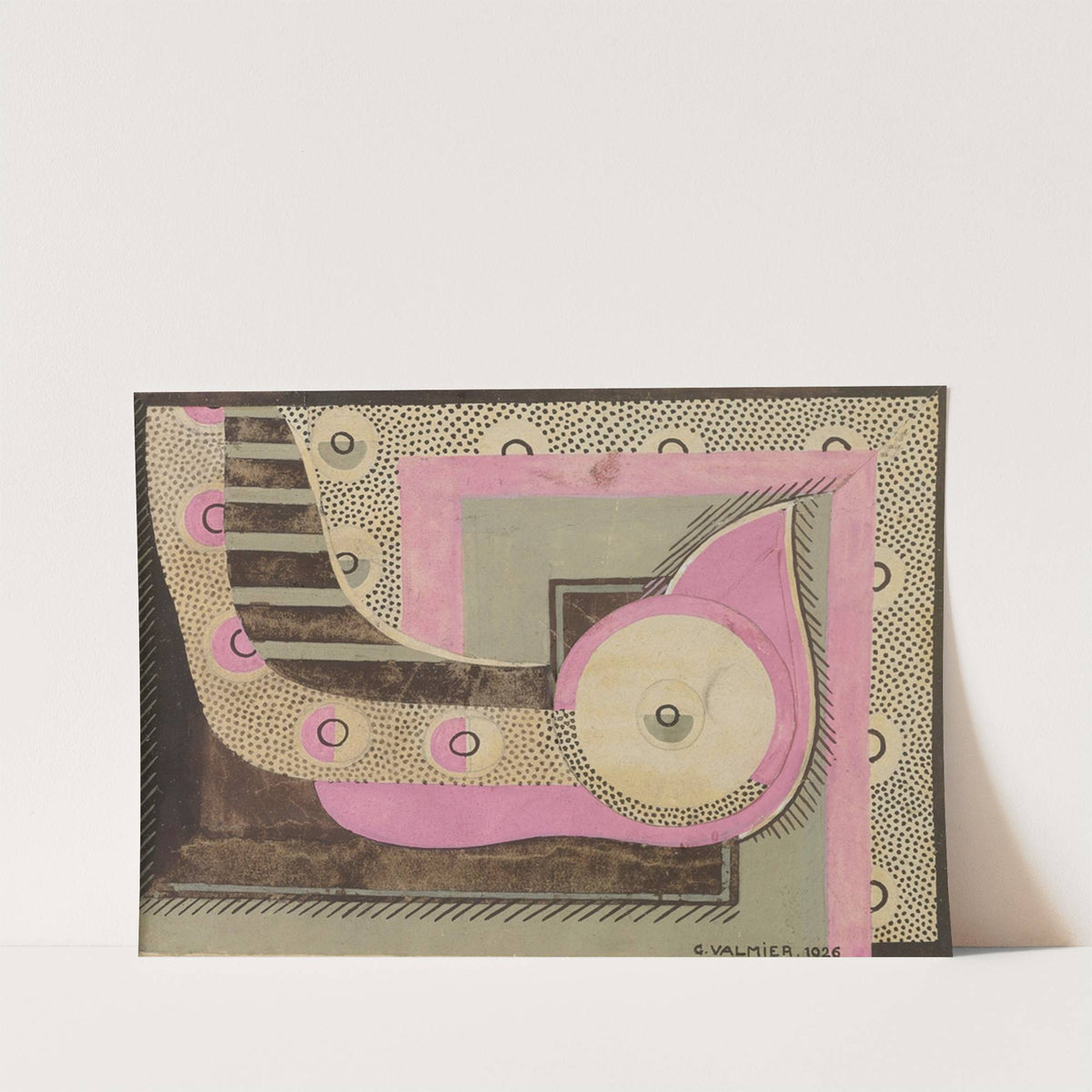 Composition (Étude Pour Un Motifs Décoratif) (1926) by Georges Valmier