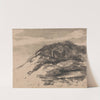 Composition inspired by Richard Wilson's Paintings of Cader Idris by Dr. Thomas Monro