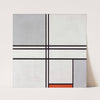 Composition (No. 1) Gray-Red (1935) by Piet Mondrian