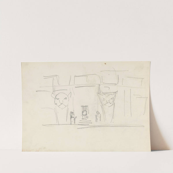 Composition study (Between 1875 and 1879) by Christian Krohg