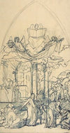 Composition Study with Figures Distributing Bread