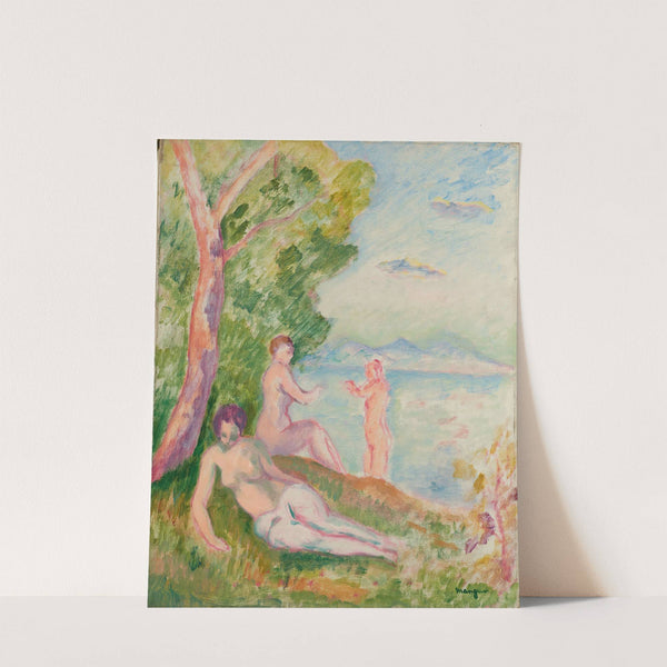 Composition, trois baigneuses by Henri Manguin