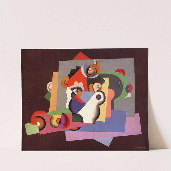 Composition with flowers (1924) by Georges Valmier