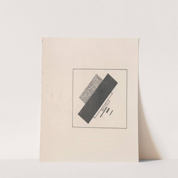 Composition with Four Black, One White, and Two Grey Elements by Kazimir Malevich