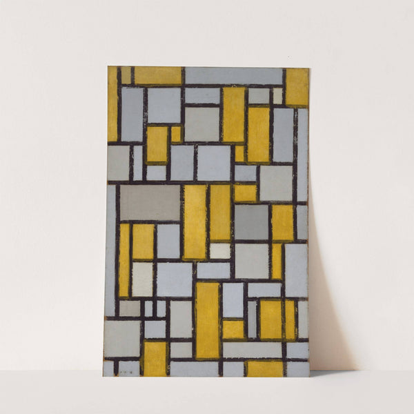 Composition with Grid 1 (1918) by Piet Mondrian