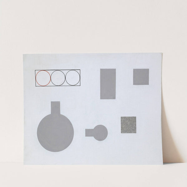 Composition with Rectangles and Circles by Sophie Taeuber-Arp