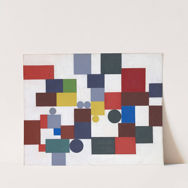 Composition with Tetragons, Rectangles and Circles Congruent by Sophie Taeuber-Arp
