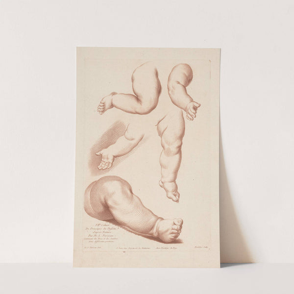 Composition with three legs and two arms (1749-1849) by Louis-François Roubiliac