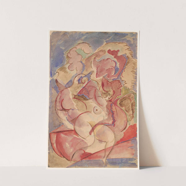 Composition with two nudes (1919) by Leon Chwistek