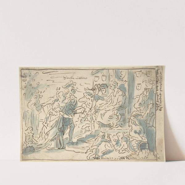 Compositional Sketch forThe Request for Admission into the Union by Theodoor van Thulden