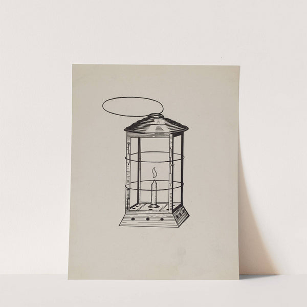 Comstock Miner's Lantern by Florence Huston