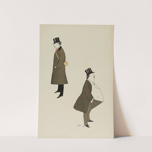 Comte de Fels et un autre personnage (1904) by Georges Goursat (Sem)