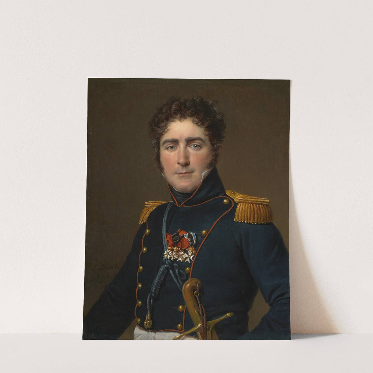 Comte Henri-Amédée-Mercure De Turenne-D'aynac by Jacques Louis David