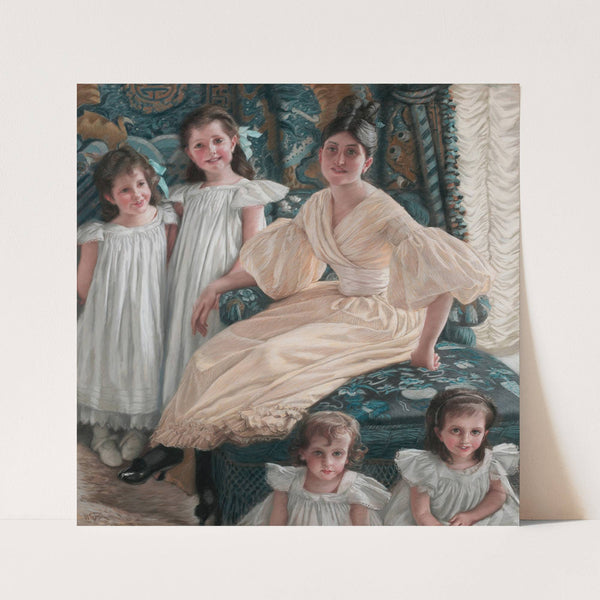 Comtesse d’Yanville and Her Four Children by James Tissot