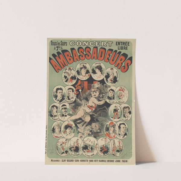 Concert Ambassadeurs (1883) by Jules Chéret