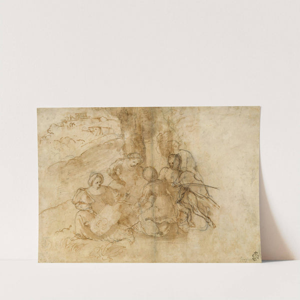 Concert champêtre by Girolamo Romanino