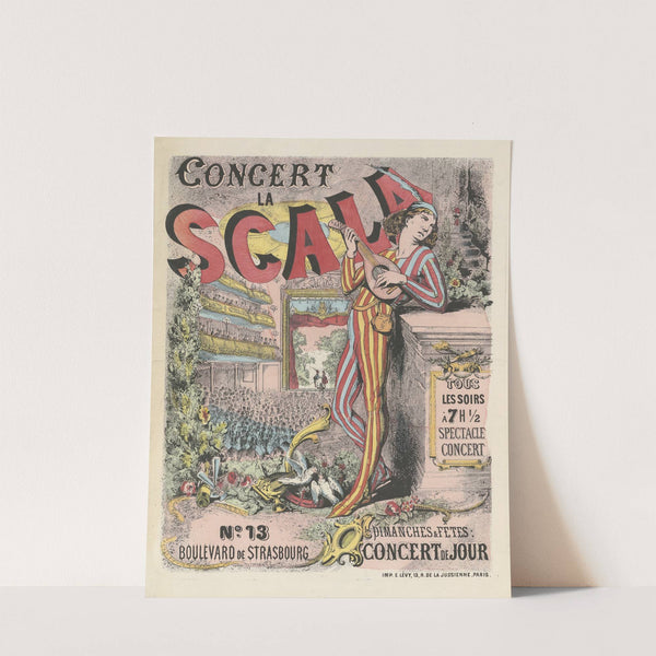 Concert de la Scala. 13 Bd de Strasbourg (1874) by Imp. Emile Lévy