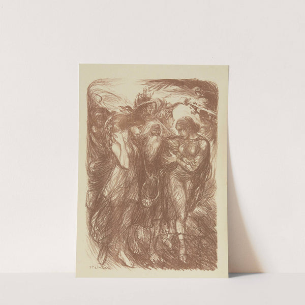 Concert de l’Association Nationale des Anciens Élèves du Conservatoire – programme (1916) by Théophile Alexandre Steinlen