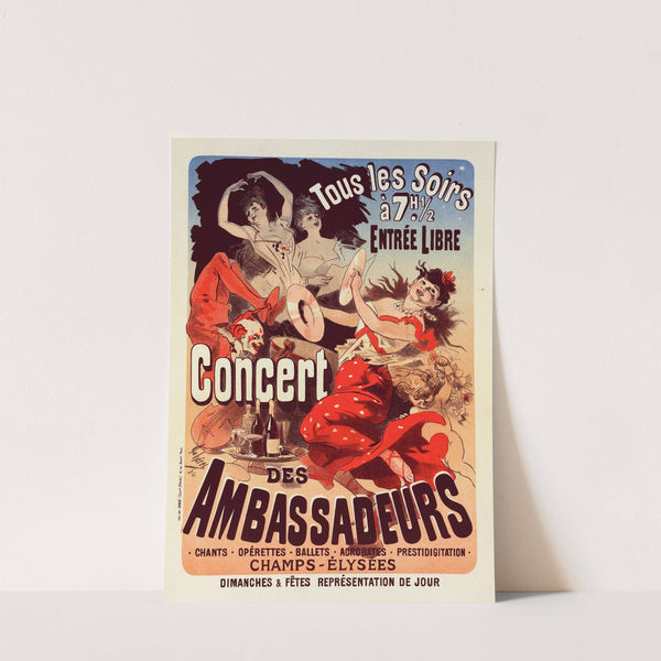Concert Des Ambassadeurs by Jules Chéret